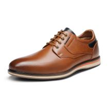 Sapatos Casuais Sociais Masculinos Bruno Marc Oxford Tan Tamanho 9,5 Sapatos Casuais Sociais Masculinos Bruno Marc Oxford Tan Tamanho 9,5