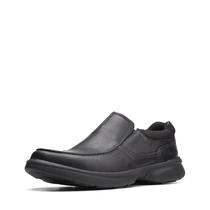 Sapatos Clarks Bradley Free Loafer masculinos de couro preto 9,5 EUA Sapatos Clarks Bradley Free Loafer masculinos de couro preto 9,5 EUA