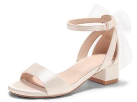 Sapatos Coutgo Girls Sandals Chunky Low Heels Tamanho 13 Bege