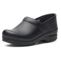 Sapatos Dansko Professional Black Box Clog femininos 12.5-13 EUA Sapatos Dansko Professional Black Box Clog femininos 12.5-13 EUA