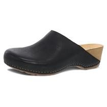 Sapatos Dansko Talulah Mule Tamanco Couro Preto Tamanho 39-40