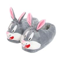 Sapatos de algodão Slippers Bugs Bunny Anime Plush Home Sapatos de algodão Slippers Bugs Bunny Anime Plush Home
