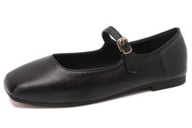 Sapatos de balé femininos elegantes Hee grand Mary Jane pretos 7.5