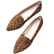Sapatos de balé SAILING LU para mulheres com bico fino Leopard 39