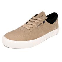 Sapatos de barco Nautica Amit-Sand Navy para homens - tamanho 8