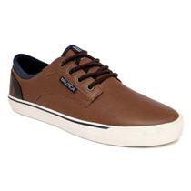 Sapatos de barco Nautica Currie-Tan para homens, leves, tamanho 13