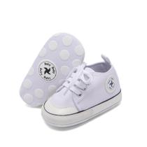 Sapatos de bebê BEIDI A01 Lona antiderrapante branca para recém-nascidos Sapatos de bebê BEIDI A01 Lona antiderrapante branca para recém-nascidos
