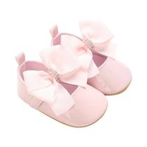Sapatos De Bebê Princesa Primavera Outono Com Laço De Borboleta Em PU E Sola Macia Para Bebês De 0 a