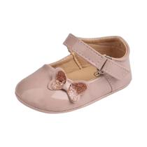 Sapatos de Bebê Recém-Nascido - Vestido de Couro PU com Laço - Antiderrapantes Sapatos de Bebê Recém-Nascido - Vestido de Couro PU com Laço - Antiderrapantes