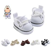 Sapatos de boneca Ciunura 2025 Novos para bonecas bubu de 15 e 17 cm, tela branca