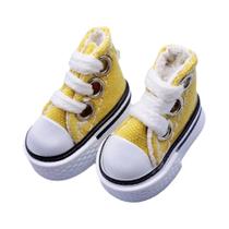 Sapatos De Boneca Mini Em Denim Canvas, Botas De 3.5CM, Acessórios Para Brinquedos