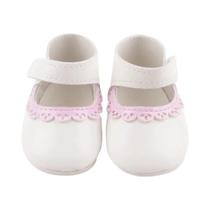 Sapatos De Boneca Reborn De 55cm, Sapatos Mini De Couro PU De 8cm Para Bonecas Bebê Recém-Nascidas