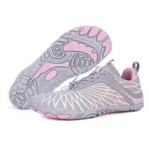 Sapatos de caminhada com pés descalços de borracha antiderrapante Hi-Y2K Girls de bico largo