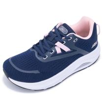Sapatos de caminhada SHNMAE Wide Toe Box Arch Support Women BluePink