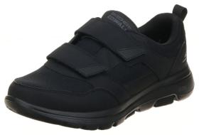 Sapatos de caminhada Skechers Gowalk-Athletic Hook Loop masculinos pretos Sapatos de caminhada Skechers Gowalk-Athletic Hook Loop masculinos pretos