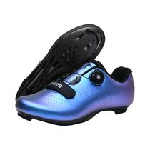 Sapatos de Ciclismo Masculinos Ultraleves - Fivela Dupla, Mtb e Estrada - Design Luminoso