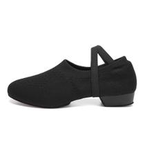 Sapatos de dança femininos GYUBL, latinos, pretos para iniciantes, 1 salto baixo