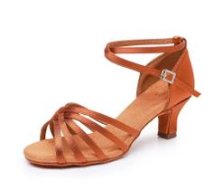 Sapatos de dança femininos Rosefinch Latin Ballroom Salsa Brown Sapatos de dança femininos Rosefinch Latin Ballroom Salsa Brown