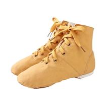 Sapatos de Dança Jazz para Crianças e Adultos - Sapatilhas de Lona com Sola Split