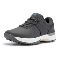 Sapatos de golfe FitVille Wide Waterproof para homens, cinza, tamanho 49 Sapatos de golfe FitVille Wide Waterproof para homens, cinza, tamanho 49