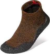 Sapatos de ioga Joomra Minimalist Running Sock, tamanho 8, marrons, femininos