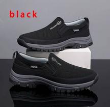 Sapatos De MeiaIdade E Idosos De Malha Respirável Confortável Para Caminhadas Passeio Casuais Viagem Esportiva