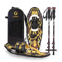 Sapatos de neve G2 GO2GETHER G2 para mulheres, homens e jovens, 25" com bastões