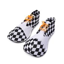 Sapatos de palhaço KFZR Art the Adult Masculino e Feminino Traje em preto+branco Sapatos de palhaço KFZR Art the Adult Masculino e Feminino Traje em preto+branco