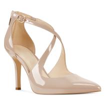 Sapatos de salto alto Minshluu femininos com bico fino e estiletes nus