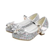 Sapatos de Salto para Meninas - Glitter, Diamante, Laço e Borboleta