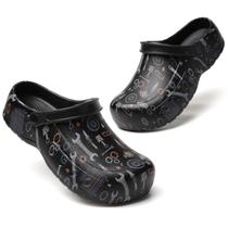 Sapatos de segurança antiderrapantes masculinos Chef Clogs MEIAGDT impermeáveis