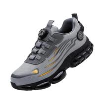 Sapatos De Segurança Masculinos Indestrutíveis Com Biqueira De Aço, Antiderrapantes, Resistentes À