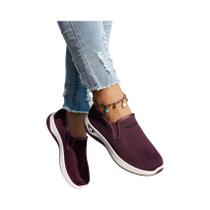 Sapatos De Trabalho Femininos Casuais E Confortáveis De Verão Em Malha De Cor Única 2026