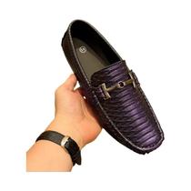 Sapatos De Verão Masculinos Respiráveis E Antiderrapantes, Mocassins Casuais De Couro De Alta