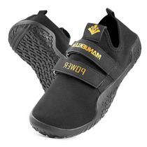 Sapatos Deadlift MANUEKLEAR Obsidian Black para levantamento de peso Sapatos Deadlift MANUEKLEAR Obsidian Black para levantamento de peso