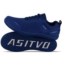 Sapatos descalços ASITVO Wide Toe Box Cross Trainer azul marinho