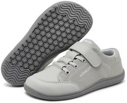 Sapatos descalços HOBIBEAR Kids Wide Toe Box Zero Drop Grey