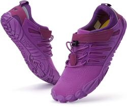 Sapatos descalços WHITIN Minimalist Trail Running Purple para mulheres