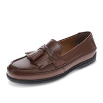 Sapatos Dockers Sinclair Kiltie Loafer para homens, marrom antigo