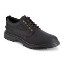 Sapatos Dockers Warden Oxford para homens em couro preto Sapatos Dockers Warden Oxford para homens em couro preto