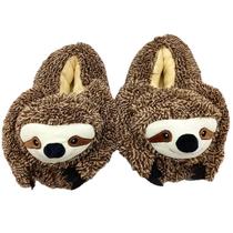 Sapatos domésticos de pelúcia Slippers Sloth Anime de algodão tamanho 35-41