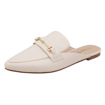 Sapatos DREAM PAIRS DML212 Mule Feminino Branco Slip-On