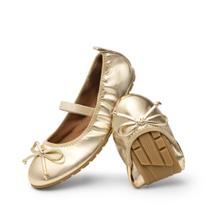 Sapatos DREAM PAIRS Sapatilhas Bailarinas Mary Janes Douradas para Meninas Tamanho 12 Sapatos DREAM PAIRS Sapatilhas Bailarinas Mary Janes Douradas para Meninas Tamanho 12
