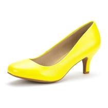 Sapatos DREAM PAIRS Scarpins Femininos Amarelos Salto 6,5 cm Tamanho 38 Sapatos DREAM PAIRS Scarpins Femininos Amarelos Salto 6,5 cm Tamanho 38