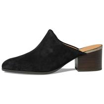 Sapatos Dystralix, sandálias femininas Black Suede Mule, tamanho 8,5