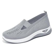 Sapatos Femininos Casual de Malha Respirável - Confortáveis para Primavera/Verão