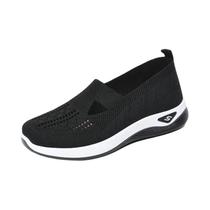 Sapatos Femininos Casual de Malha Respirável - Confortáveis para Primavera/Verão