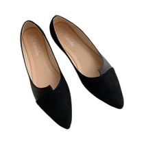 Sapatos Femininos De Bico Fino, Sem Cadarço, Respiráveis, Casuais, Estilo Bailarina, Confortáveis.