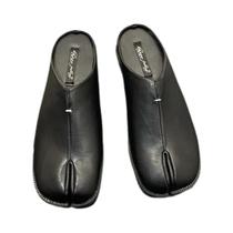 Sapatos Femininos De Couro Tabi Ninja Com Bico Dividido, Mocassins Casuais De Salto Baixo, Calçados Sapatos Femininos De Couro Tabi Ninja Com Bico Dividido, Mocassins Casuais De Salto Baixo, Calçados