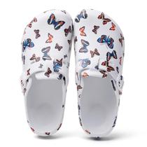 Sapatos femininos de EVA com estampa borboleta para jardim FRTUBOP 38 Sapatos femininos de EVA com estampa borboleta para jardim FRTUBOP 38